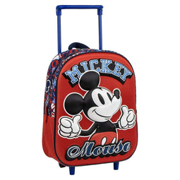 Schoolrugzak met Wielen Mickey Mouse 3D