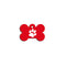 Naamplaatje Imarc Bone Rood
