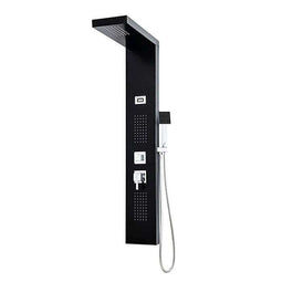 ROUSSEAU Torquay zwarte hydromassage douchekolom - LED-display