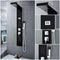 ROUSSEAU Torquay zwarte hydromassage douchekolom - LED-display