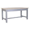 Eettafel DKD Home Decor Grijs Natuurlijk Hout Paulownia hout Hout MDF 161.5 x 81.5 x 78 cm 161,5...