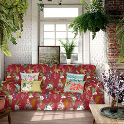 Multifunctionele sjaal Icehome Botanical Afmetingen Eenpersoonsbed (180 x 270 cm)