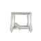 Tuinbed DKD Home Decor Wit Aluminium (148 x 188 x 205 cm)