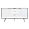 Dientafel DKD Home Decor 150 x 43 x 80 cm Wit Donkerbruin Mangohout