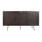 Dientafel DKD Home Decor 150 x 43 x 80 cm Wit Donkerbruin Mangohout