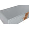 Tv-meubel Home ESPRIT Blauw Grijs Polypropyleen Hout MDF 140 x 40 x 55 cm