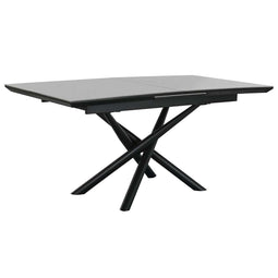 Eettafel Home ESPRIT Zwart Grijs Metaal Keramisch 160 x 90 x 76 cm