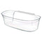 Prullenbak Gondol_G-550 Transparant Wit Plastic