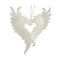 Kerstversiering Engelenvleugels Wit Plastic Purpurine 12 x 13 x 2,5 cm (24 Stuks)