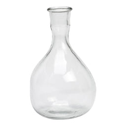 Vaas van glas transparant (B/H/D) 14x24x14cm