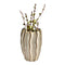 Vaas van keramiek, beige (B/H/D) 15x21x15cm