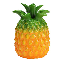 Vaas Ananas van keramiek, geel (B/H/D) 15x21x15cm