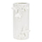 Vaas met 3D vlinderdecor van keramiek, wit (B/H/D) 10x22x12cm