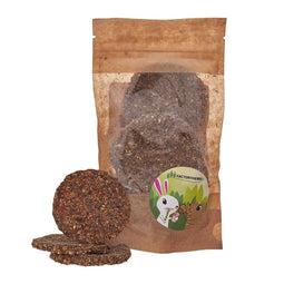 FACTORYHERBS Pastinaakkoekjes met weegbree en lijnzaad - traktatie voor knaagdieren en konijnen -...