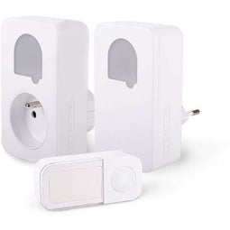 Chimes - SCS SENTINEL - SONE DUO - Draadloos en batterijloos - Set van 2 - Bereik 150+50 meter -...
