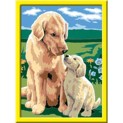 CreArt Kids 18x24cm Moederliefde, Schilderen op nummer Kit, Kunstnummer, Leeftijd 7+, 25827, Rave...