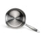 Brigade - 18 cm roestvrijstalen steelpan - LIVOO - MEP160 - Drievoudig roestvrij staal - Geschikt...