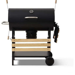 Houtskoolbarbecue - Kookbox - Mike Evolution - 142 x 57 x 112 cm - Zwart
