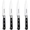 Messenset - ARTHUR MARTIN - AMC1650 - 4 steakmessen - 4 stuks - Zwart