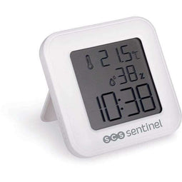Thermometer-hygrometer - SCS SENTINEL - ThermoHygro - Binnen - Geeft tijd, alarm, vochtigheid en...