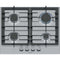 Gaskookplaat - BOSCH Serie 6 - 4 branders - 52 x 58,2 x 4,5 cm - PCP6A5I90 - Roestvrij staal