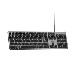Bedraad toetsenbord - Bluestork - KB Mac - Azerty - Mac-compatibel - Zwart