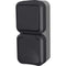 Dubbele wisselschakelaar + verticaal stopcontact - QUARX - Aqua Pro - Buiten, verticaal, IP55, 25...