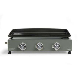 Gasgrillplaat - LIVOO - DOC324 - 3 branders - Groen / Zwart