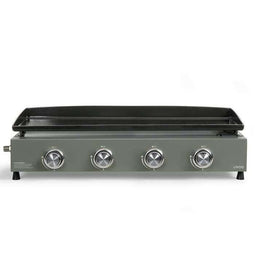 Gasgrillplaat - LIVOO - DOC325 - 4 branders - Groen / Zwart