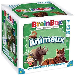 Bordspel - BrainBox - Dieren - Observatie- en geheugenspel - 1 speler of meer - 8 jaar en ouder