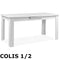 Pakket 1/2 - Uitschuifbare tafel - BIRMINGHAM - 80B - Automatische gesynchroniseerde opening - Wi...