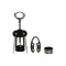 Set van Wijn Accessoires Home ESPRIT Zwart Natuurlijk Roestvrij staal Hout MDF 21 x 14,5 x 5,4 cm