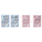 Slabbetjesset Home ESPRIT Blauw Roze Katoen 19 x 29 x 3 cm (4 Stuks)