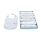 Slabbetjesset Home ESPRIT Blauw Roze Katoen 19 x 29 x 3 cm (4 Stuks)