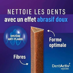 DentActiv - 10 Sticks - VETOCANIS - Mondhygiëne voor katten met rundvlees