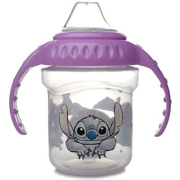Beker met handvatten - THERMOBABY - 250 ml - Siliconen tuit - Lilo & Stitch