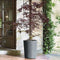 Bloempot - DEROMA - Millennium R - Asgrijs - Met waterreservoir - Hoogte 53 cm