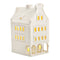 Wurm Lichthaus Prinzipalmarkt Münster van porselein, wit (B/H/D) 11x21x14cm.