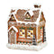 Lichthuis peperkoek van poly, bruin/wit (B/H/D) 12x16x9cm