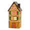 Lichthuis van aardewerk, Kleurrijk (B/H/D) 12x27x10cm