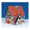 Wurm Lichthaus Rathaus Schifferstadt van porselein, Kleurrijk (B/H/D) 12x16x16cm