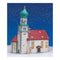 Wurm Lichthaus Kirche Wasserburg/Bodensee van porselein, veelkleurig (B/H/D) 19x24x12cm