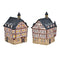 Wurm Lichthaus Rathaus Grünberg van porselein, Kleurrijk (B/H/D) 14x22x15cm