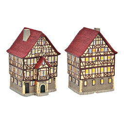 Lichthaus Bad Wimpfen van porselein, Kleurrijk (B/H/D) 12x18x12cm