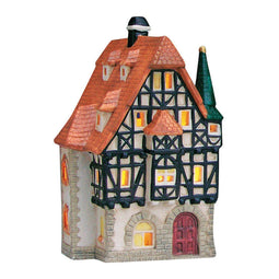 Wurm Lichthaus Apotheke Rothenburg/Tauber van porselein, veelkleurig (B/H/D) 10x19x10 cm.