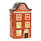 Lichthuis van aardewerk, rood (B/H/D) 13x22x9cm