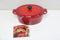 Fontignac cocotte mains libres - ovale - 29 cm - rood