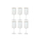 Glazenset Home ESPRIT Transparant Gouden Kristal 400 ml (6 Stuks)