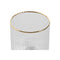 Glazenset Home ESPRIT Transparant Gouden Kristal 320 ml (6 Stuks)