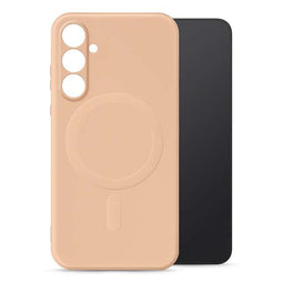 My Style Protective Flex Magsafe Compatible Case for Samsung Galaxy S24 5G Soft Pink